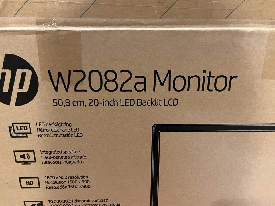 HP W2082a 20-inch LED Backlit Monitor New 1600 x 900 - Image 2 of 4
