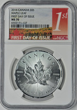 2016 Canada Silver Maple Leaf 16 Privy - NGC MS70 FDOI 1st Label - ✪COINGIANTS✪