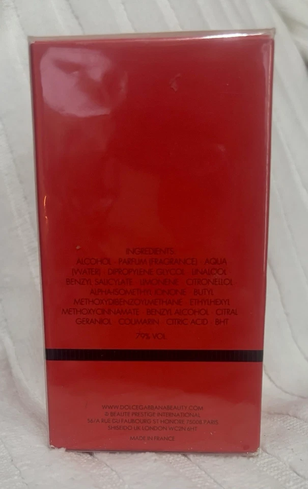 Dolce & Gabbana *ROSE* Eau De Toilette 50 ml/1,6 oz mujeres ¡Nuevo en caja sellado! Foto 2 de 4