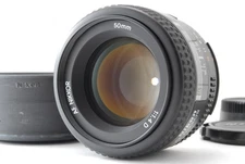 (【MINT / Hood/pouch】 Nikon AF Nikkor 50mm F1.4 D Standard Lens From Japan)