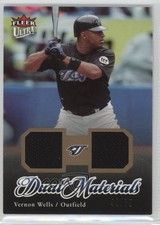 2007 Fleer Ultra Dual Materials Gold 44/75 Vernon Wells #DM-VW 0v1