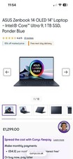 ASUS Zenbook 14 OLED UX3405CA – 14" OLED Touchscreen 32GB RAM – 1TB, ponder blue