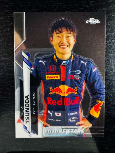 2020 Yuki Tsunoda Topps Chrome #60 F1 Formula 1
