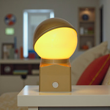 Org. 60er Jahre Space Age Lampe "ERCO 3263" Nachttisch Leuchte 2 Stk. vfgbr.