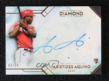2020 Topps Diamond Icons 6/25 Aristides Aquino #DIA-AAQ Auto 1u6