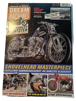 Dream Machines American V2 Magazin 04-22 Juli-August Harley Nightster Shovelhead
