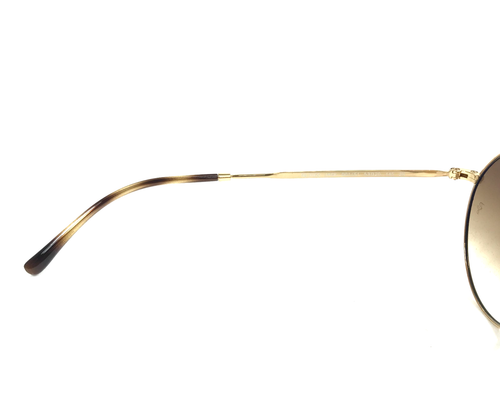 Ray-Ban Sonnenbrille RB3565 JACK 001/51 Arista goldfarbenes Gestell mit Farbverlauf braun 53 mm - Bild 9 von 12