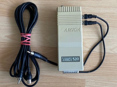 Commodore TV Adapter Model A520 with Antenna Cable #03 26