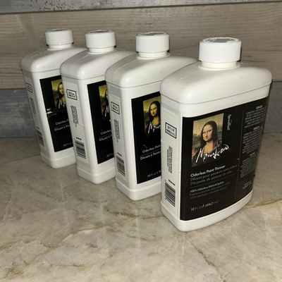 #ad 4 Speedball MONA LISA ODORLESS PAINT THINNER 32 fl.oz. For Artist Use Only $99.00