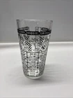 Vintage Federal Glass Bartender Bar Cocktail Mixed Drink 6" Recipe Glass 16 oz