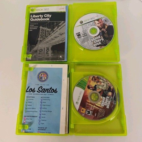 Grand Theft Auto 4 & 5 Xbox Video Game Set - Picture 5 of 11