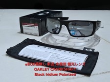 No box brand new polarized OAKLEY CRANKSHAFT BLACK POLARIZED sunglasses OO9239 0