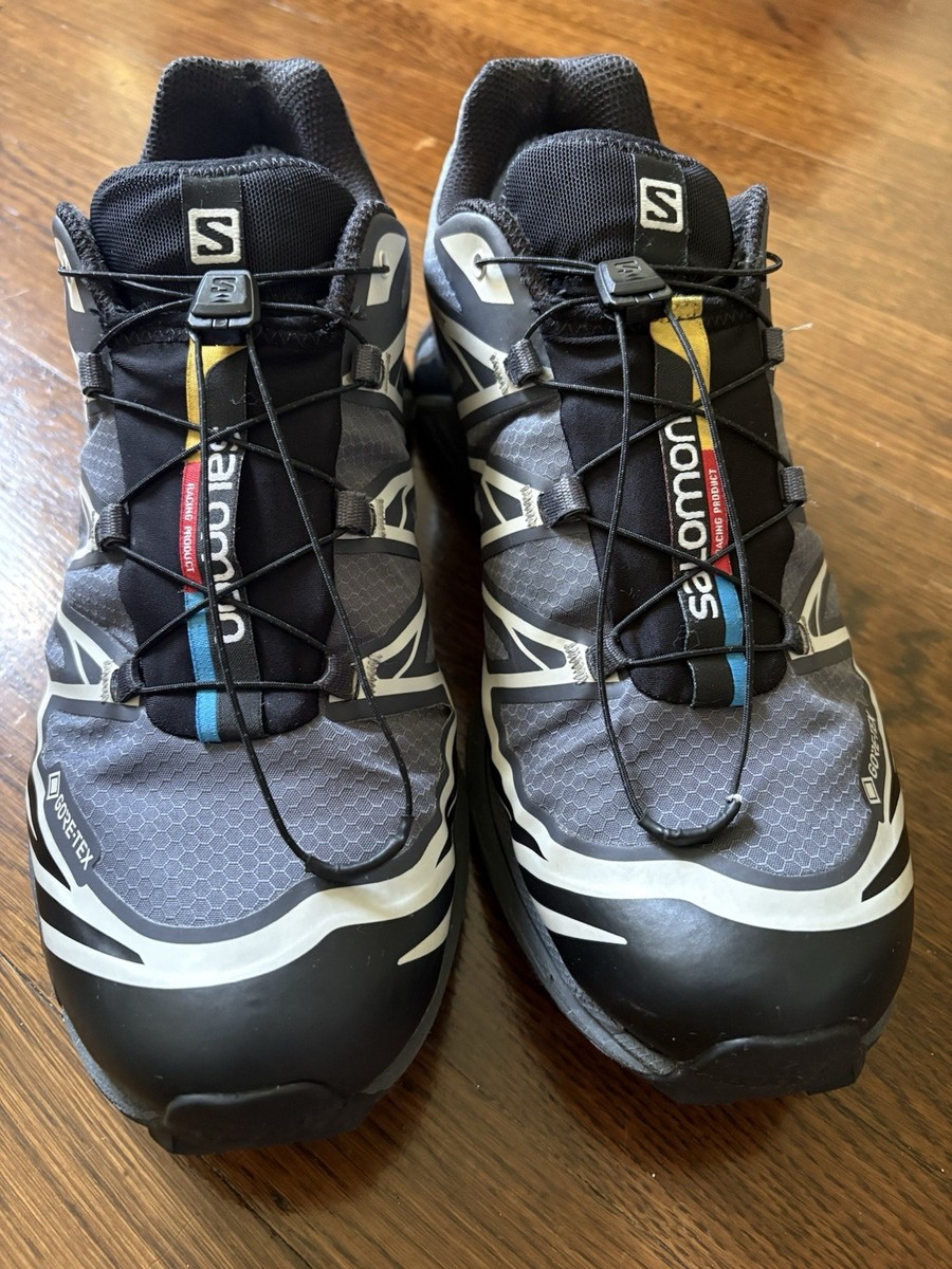 Salomon XT-6 Gore-Tex Sz 11 Men's Grey Black 416635 EUC | eBay