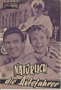 Natuerlich die Autofahrer OFCORSE, THE MOTORISTS 1959 AUSTRIA Kino Programm