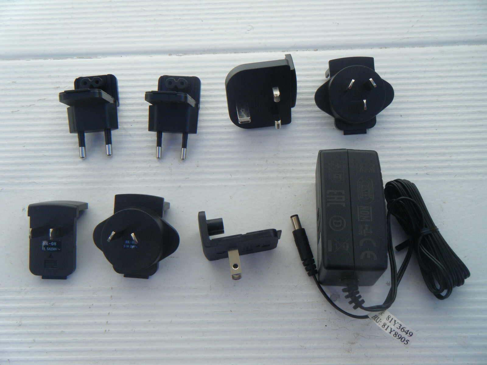 AC ADAPTER POWER SUPPLY W/ 6 PLUG IN 12V New