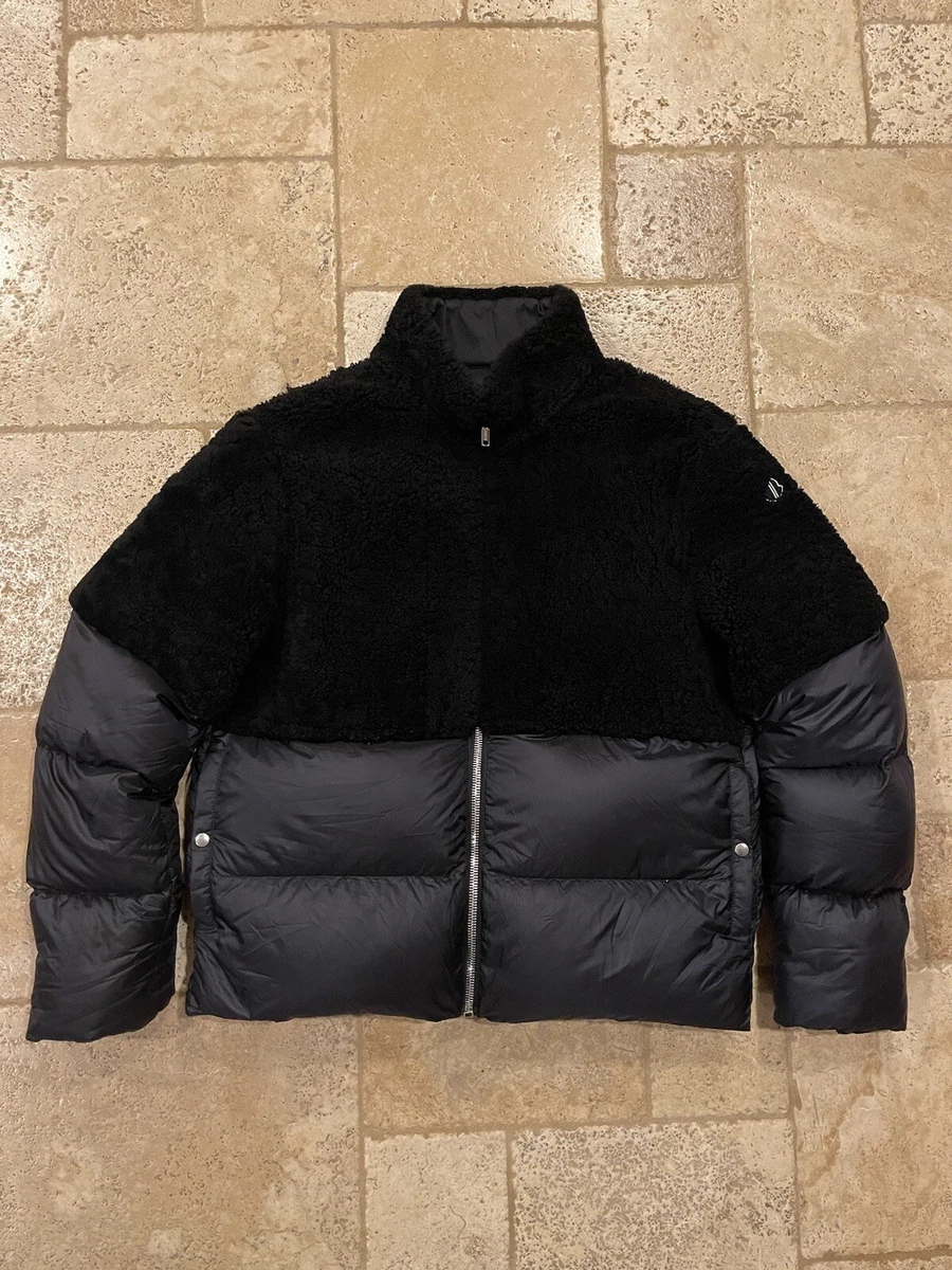 Rick Owens x Moncler FW20 Shearling Coyote Down Goose Jacket