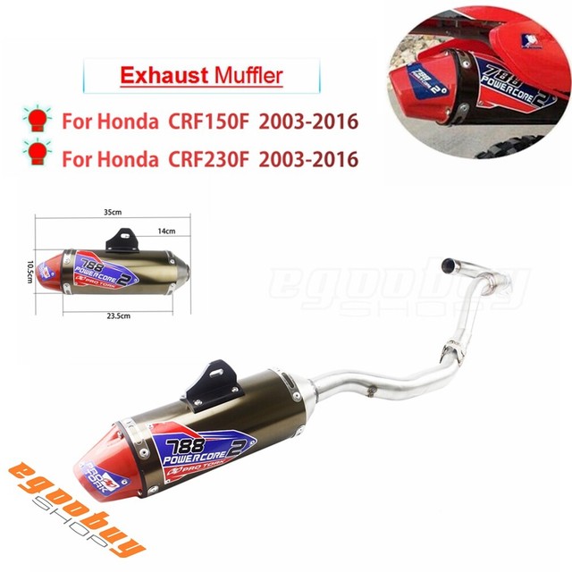 honda crf150f exhaust