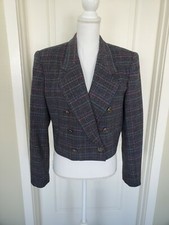 Vintage Crop Tweed Jacket