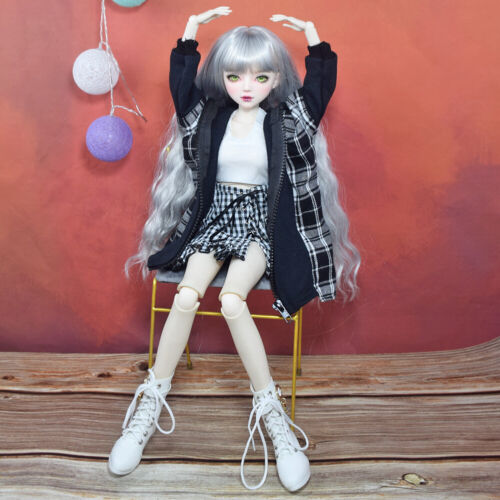 1/3 BJD Doll 22 inch Height Doll Female Body with Fashion Outfits Full Set Toy - Picture 22 of 24