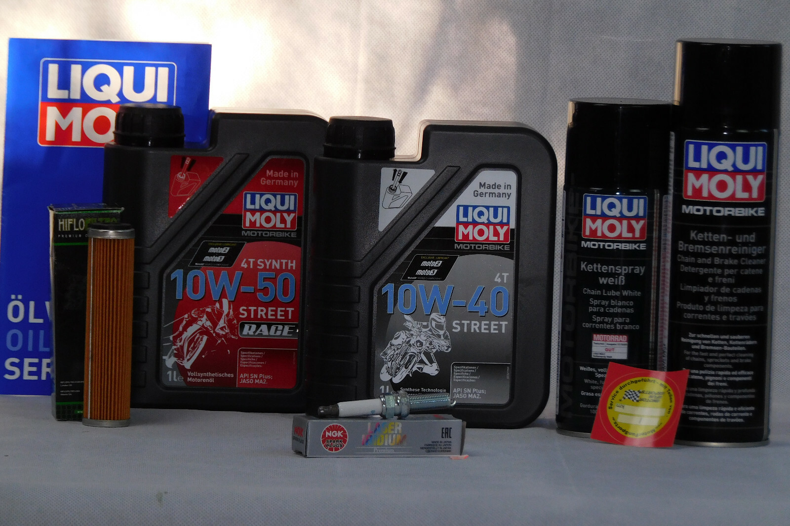 Maintenance Set Beta RR 350 Inspection Spark Plug Oil Service