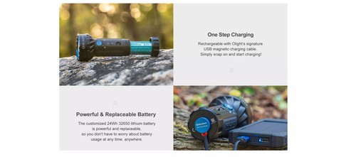 Olight Marauder Mini Torcia ricaricabile super luminosa 7000 lumen - Foto 7 di 7
