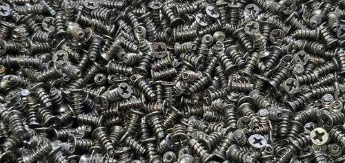 200 pièces (paquet de 200) vis de ventilateur noires étui pour PC montage de ventilateur ou vis de protection de barbecue - Photo 4/5