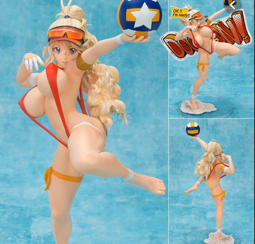 Aplus Suketto Sanjou!!! Sandy Bash Beach Volleyball 16 Scale PVC Figure