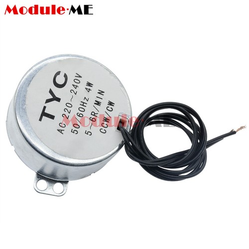 AC 12V/110V/220V TYC-50 4W 50/60Hz Synchronous Motor 2.5/3/5/6RPM For Microwave - Picture 20 of 32
