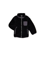 Boy's Wonder Nation Faux Sherpa Full Zip Jacket Size S 6-7 Brand New 