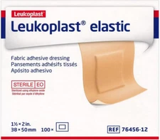Leukoplast #76456-12 Elastic Fabric Adhesive Dressing, 1.5" x 2"