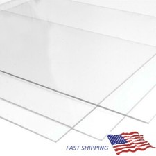 2mm A4 Clear Perspex Acrylic Plastic Sheet size 210mm x 297mm, 8"x12"