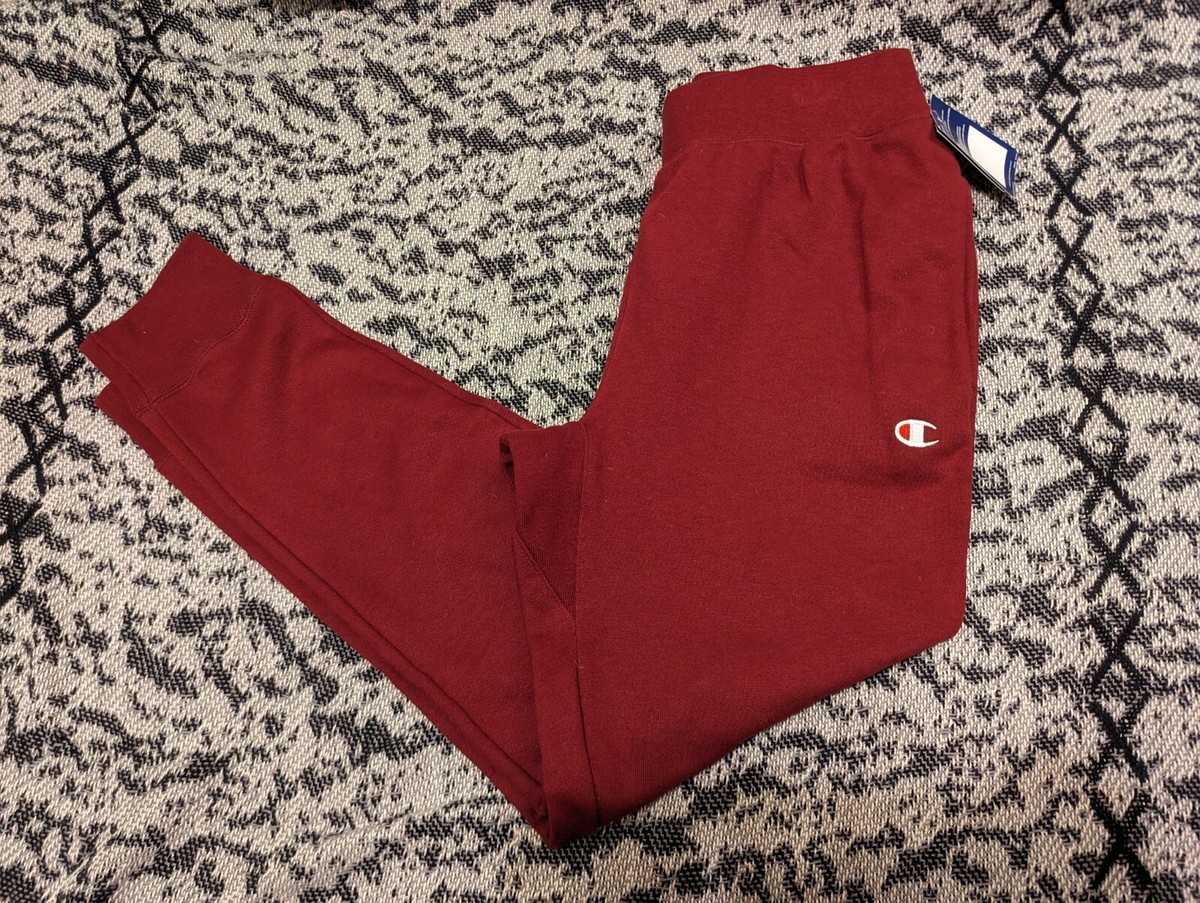 Limited Edition Champion Dark Red Sweatpants (Zumiez 100k) Size Large