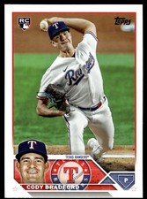 2023 Topps Update #US53 Cody Bradford   Rookie Los Angeles Dodgers