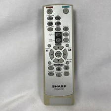 Sharp RRMCGA581WJSA Replacement Projector Remote Control Gray - Tested Works