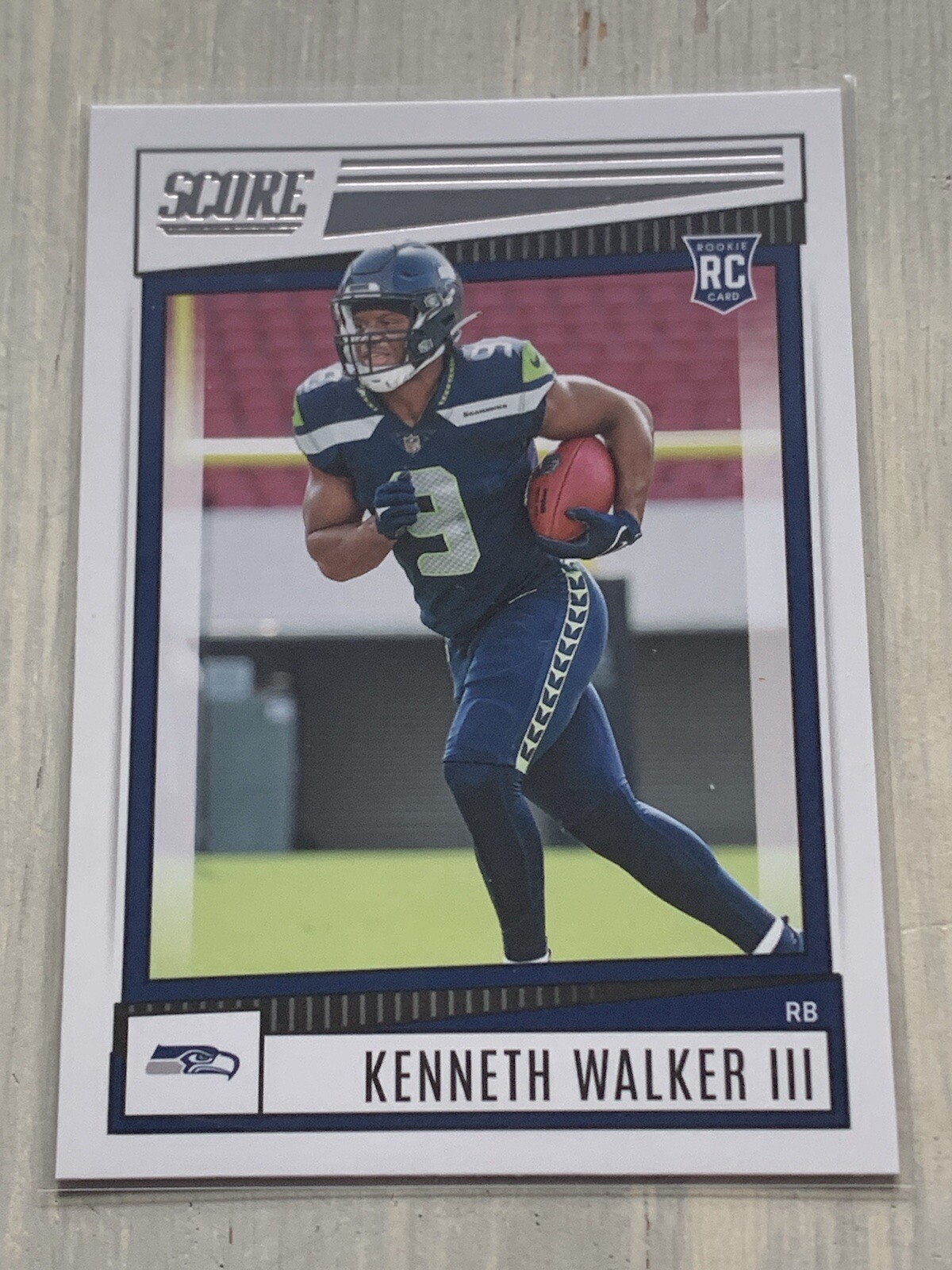 Kenneth Walker III - 2022 Score Football Rookie Card - #329 - Seattle Seahawks