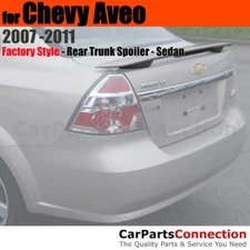 Painted ABS Trunk Spoiler For 07-11 Chevrolet Chevy Aveo Sedan PW7 BRIGHT WHITE
