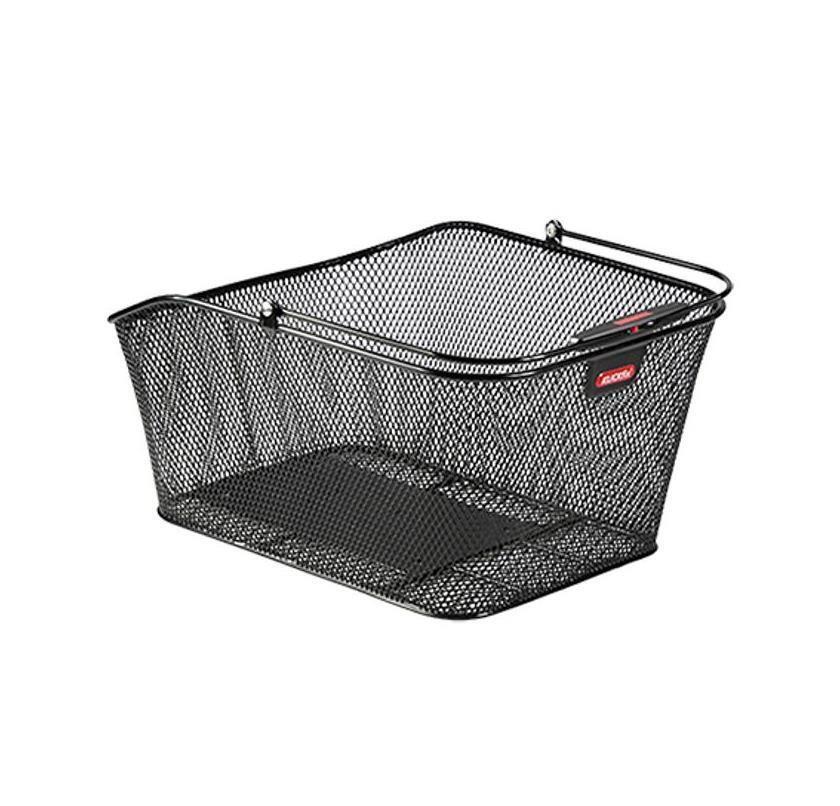 Panier ar acier maille Klickfix City II 20L rigide et amovible avec système Korbklip