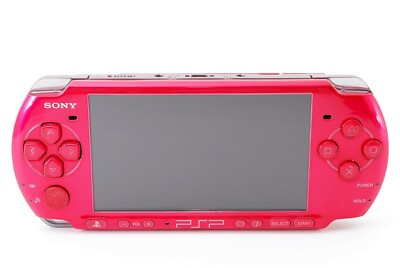 Sony PSP 3000 Radiant Red Console Handheld system w/ Box and