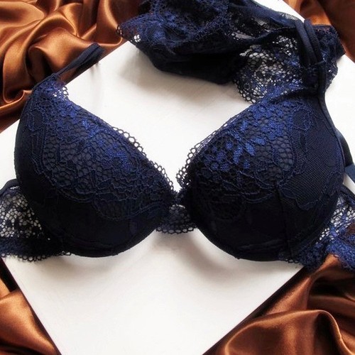 Mujeres Sujetador de Encaje Set Sujetador Push Up Sexy Encaje Calzoncillos Lencería Cómoda Ropa Interior - Imagen 47 de 70