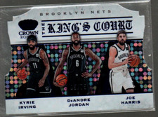 2019-20 Crown Royale The Kings Court Blue #16 Jordan Harris Kyrie Irving /75