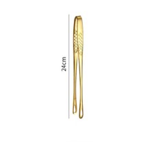 1PC Stainless Steel BBQ Tongs Long Tweezers Kitchen Grilling Food Clip Cook