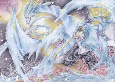 Anime hitsugaya toushirou bankai fighting ice special Stitched Gaming Mat Desk