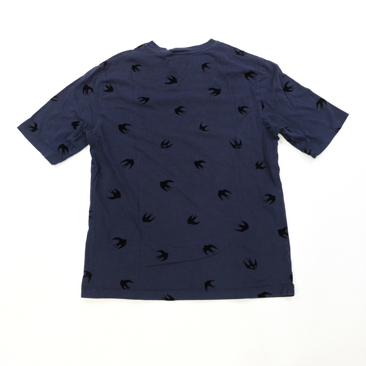 【新品】Mサイズ MCQ ALEXANDER MCQUEEN オーバーシャツ Rare ALEXANDER MCQUEEN MCQ Swallow Bird All Over Print T