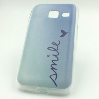 Handyhülle Schutz Case für Samsung Galaxy J1 Mini Cover Bumper Etui Schale Blau