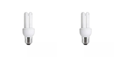 2 x Schraubbirne UV Energiesparlampe Leuchte 11W 80mA / 220-240V / 50-60Hz UK
