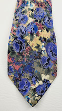 EPESUS 100 Pure Silk Necktie Floral TURKEY Designer Multi-Colored Classic