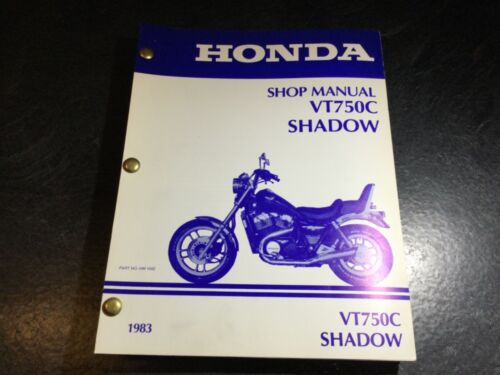 1983 Honda VT750C Shadow Motorcycle Official Factory Service Repair Shop Manual - Foto 1 di 15