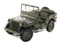 Welly 1:18 Willys Jeep Us Army 18055