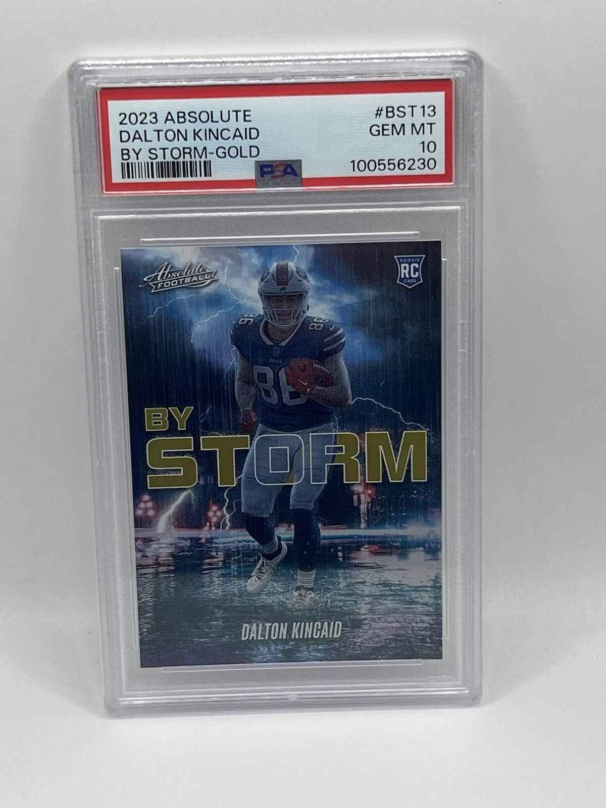 Dalton Kincaid Panini Absolute By Storm #BST13 Gold