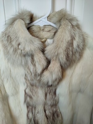 treatürself bunny curly fur coat Curly Top Rabbit Fur Coat Womens Medium Black Pockets Lined